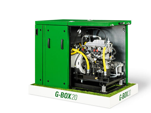 天然氣 CHP G-BOX 20 至 50kW 小型發電廠和泳池/水療中心加熱系統